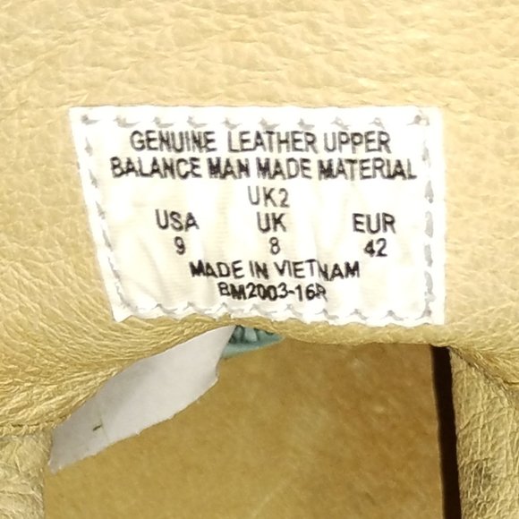 Men's Bob Marley Genuine Leather Upper #BM2003-16R Size 9. Good Condition $120 - Picture 6 of 10